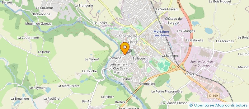localisation de l'entreprise TANNERIE DE FLEURIAIS à MORTAGNE-SUR-SEVRE