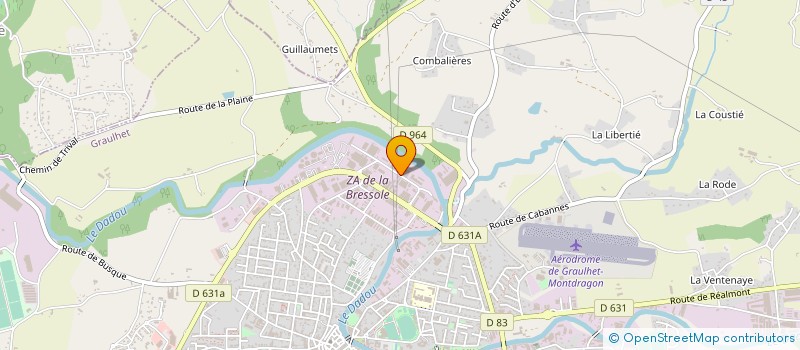 localisation de l'entreprise TANNERIE DU LOUBAT à GRAULHET