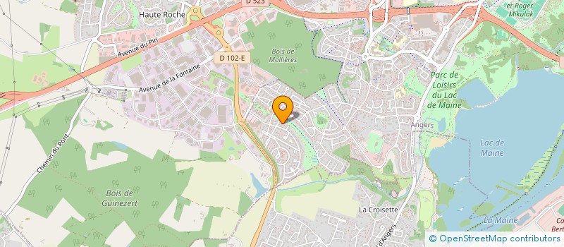 localisation de l'entreprise TANNEURS MASTER à ANGERS