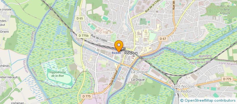 localisation de l'entreprise TANNINS ZONE  REDON