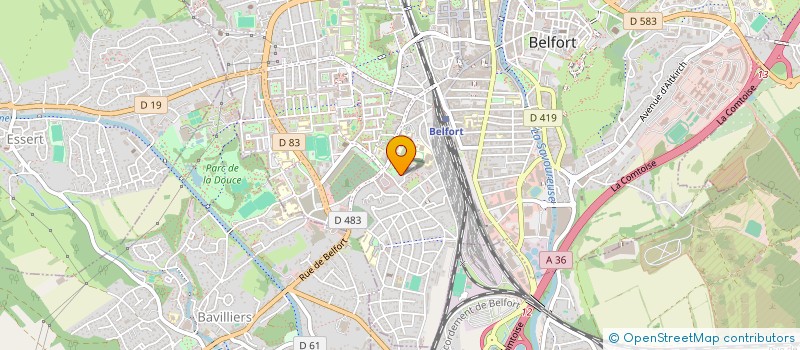 localisation de l'entreprise TANNOUS IMMO à BELFORT