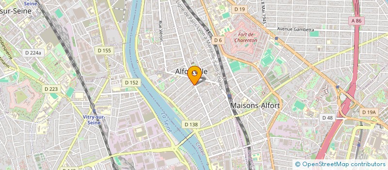 localisation de l'entreprise TANO SUSHI à ALFORTVILLE