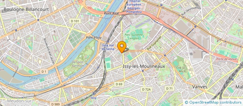 localisation de l'entreprise TANODJI à ISSY-LES-MOULINEAUX