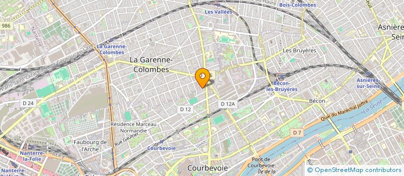 localisation de l'entreprise TANOH SERVICES à COURBEVOIE