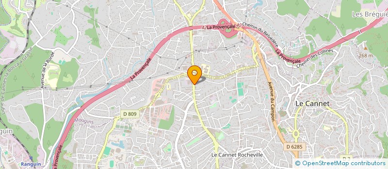 localisation de l'entreprise TANOJODE à LE CANNET