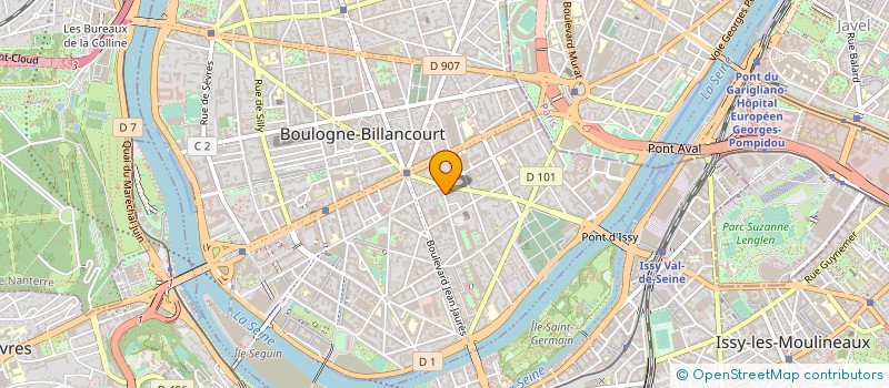 localisation de l'entreprise TANOKE à BOULOGNE-BILLANCOURT