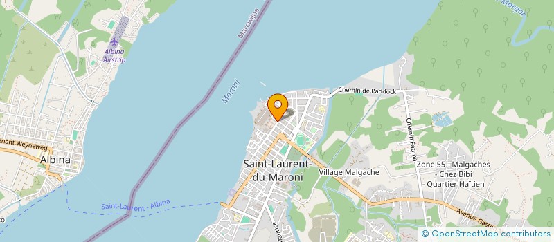 localisation de l'entreprise TANON MARONI SARL à SAINT-LAURENT-DU-MARONI