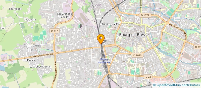 localisation de l'entreprise TANPAJE IMMOBILIER à BOURG-EN-BRESSE
