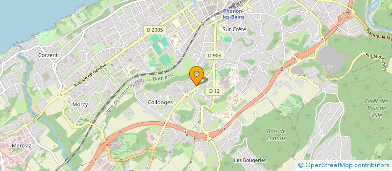 localisation de l'entreprise TANRIVERDI IMMO  THONON-LES-BAINS
