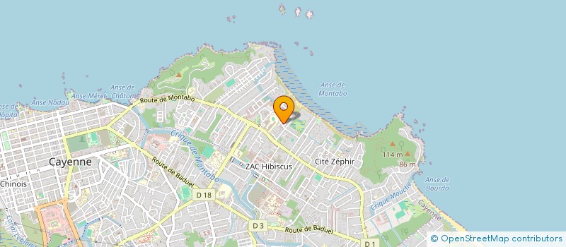 localisation de l'entreprise TANS-VILLE  CAYENNE