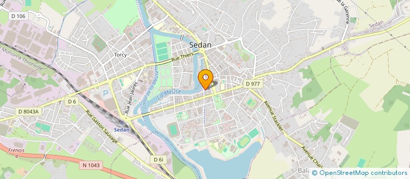 localisation de l'entreprise TANSKI TECHNIQUES & DEVELOPPEMENT  SEDAN