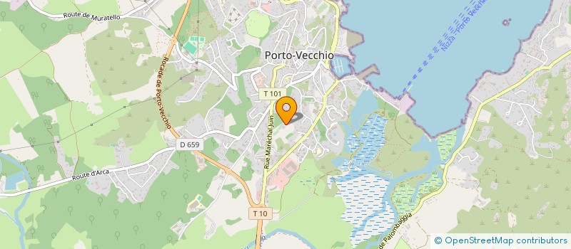 localisation de l'entreprise TANSPORTS G. AGOSTINI à PORTO-VECCHIO