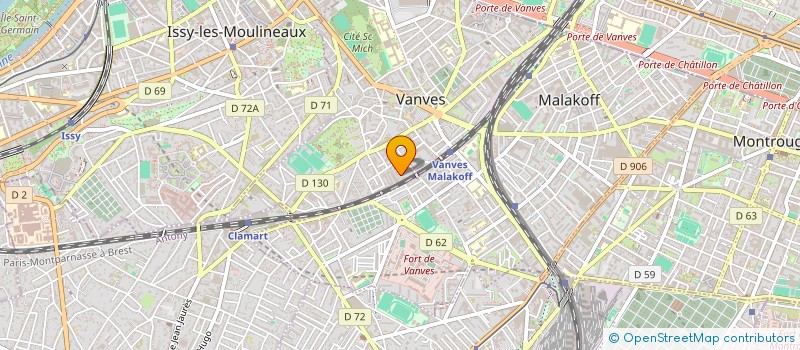 localisation de l'entreprise TANT DANSES VANVES à VANVES