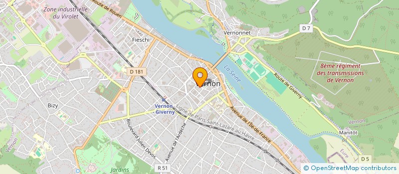 localisation de l'entreprise TANT DE MUSIQUES  VERNON