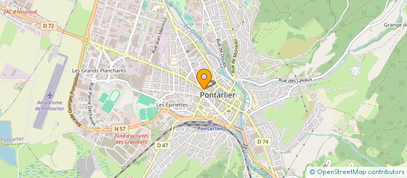 localisation de l'entreprise TANTA'  PONTARLIER