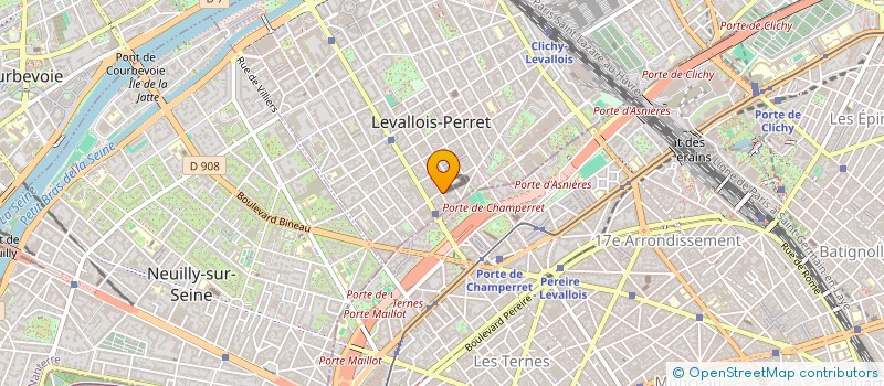 localisation de l'entreprise TANTALE à LEVALLOIS-PERRET