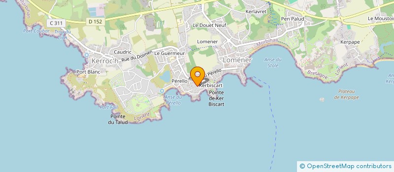 localisation de l'entreprise TANTAVENIR à PLOEMEUR