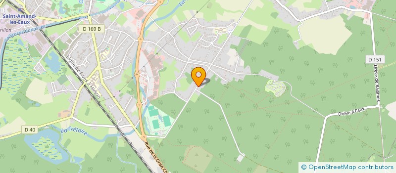 localisation de l'entreprise TANTIBEN  SAINT-AMAND-LES-EAUX