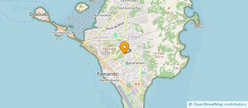 localisation de l'entreprise TANTIDJAS à PAMANDZI