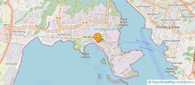 localisation de l'entreprise TANTOR 3  BAIE-MAHAULT