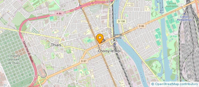 localisation de l'entreprise TANY à CHOISY-LE-ROI