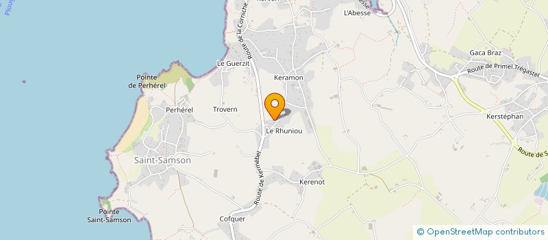 localisation de l'entreprise TANY MENA à PLOUGASNOU