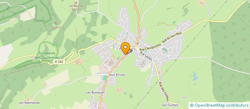 localisation de l'entreprise TANYEL  LE RUSSEY