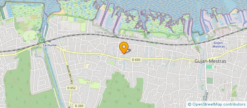 localisation de l'entreprise TANYSS  GUJAN-MESTRAS