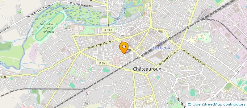 localisation de l'entreprise TAO à CHATEAUROUX
