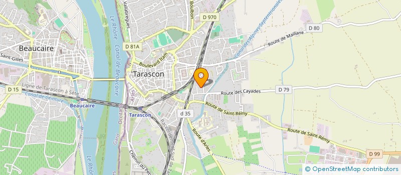 localisation de l'entreprise TAO  TARASCON