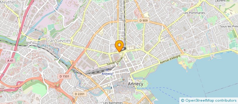 localisation de l'entreprise TAO à ANNECY