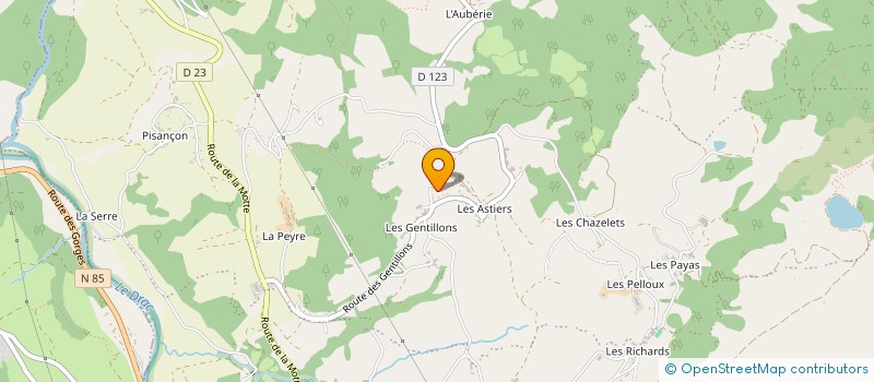 localisation de l'entreprise TAO à SAINT-BONNET-EN-CHAMPSAUR