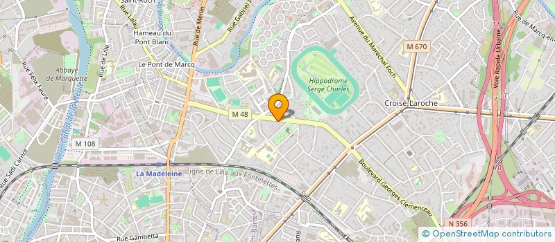 localisation de l'entreprise TAO à MARCQ-EN-BARŒUL