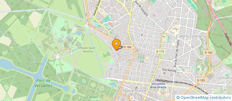 localisation de l'entreprise TAO à VERSAILLES