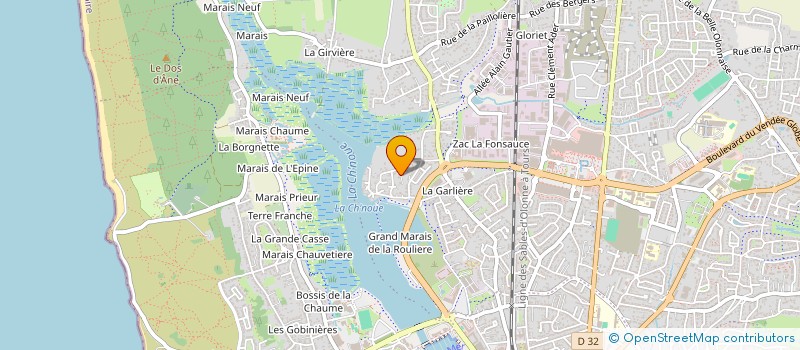 localisation de l'entreprise TAO - DETERMITAGE DES OLONNES à LES SABLES D'OLONNE