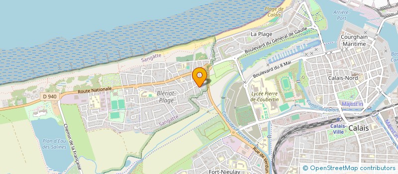 localisation de l'entreprise TAO GYM ZEN ET EXPRESSION CORPORELLE  SANGATTE