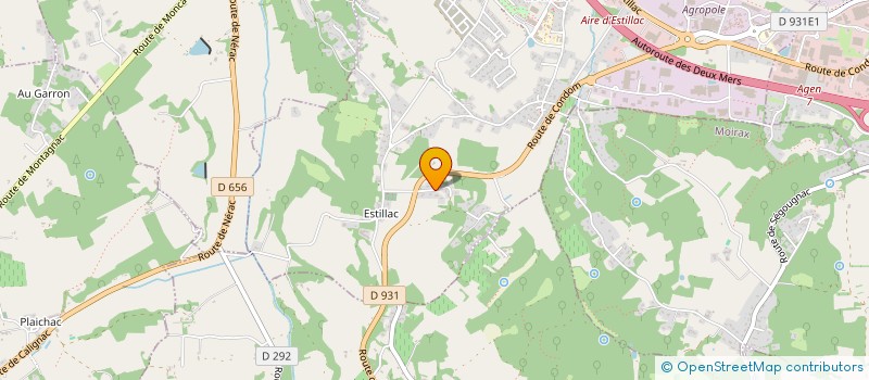 localisation de l'entreprise TAO IMMO  ESTILLAC