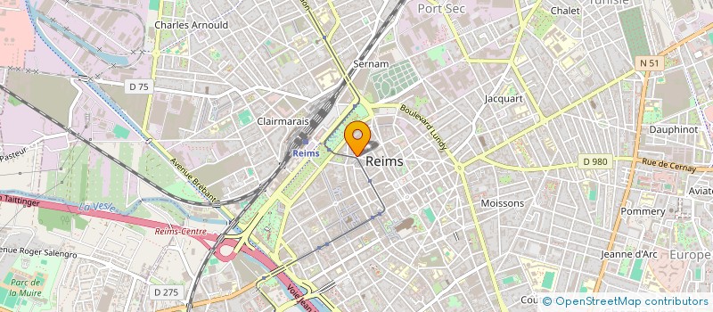 localisation de l'entreprise TAO INDUSTRIES à REIMS