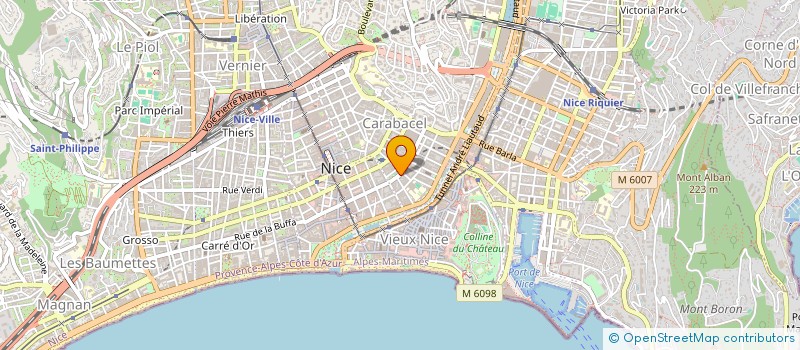 localisation de l'entreprise TAO LIBRAIRIE à NICE
