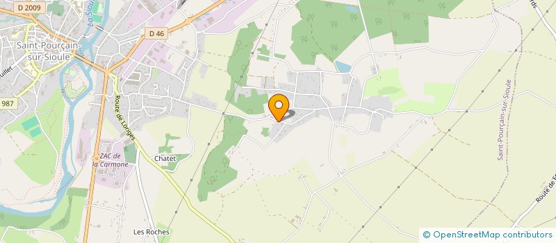 localisation de l'entreprise TAO PERRIER  SAINT-POURCAIN-SUR-SIOULE