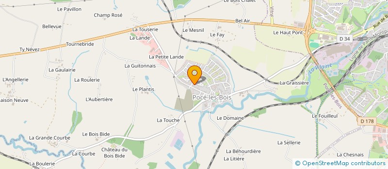 localisation de l'entreprise TAOL-KAER  POCE-LES-BOIS