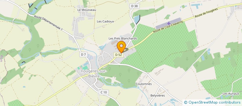 localisation de l'entreprise TAOLINE  LE CONTROIS-EN-SOLOGNE