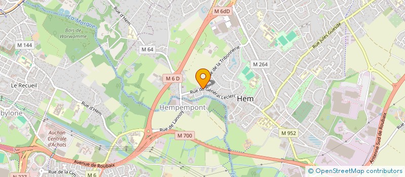 localisation de l'entreprise TAOMIA  HEM