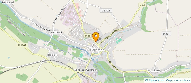 localisation de l'entreprise TAORIZON à GALLARDON