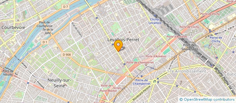 localisation de l'entreprise TAORMINA à LEVALLOIS-PERRET