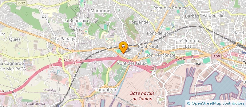 localisation de l'entreprise TAORMINA  TOULON