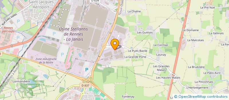 localisation de l'entreprise TAOS  RENNES