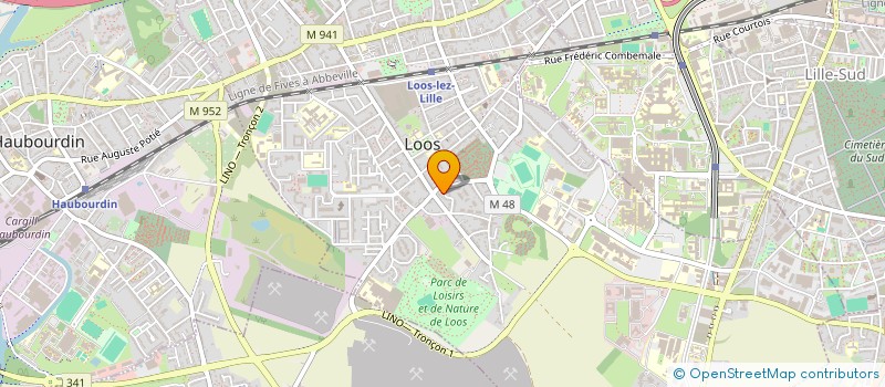 localisation de l'entreprise TAOS  LOOS