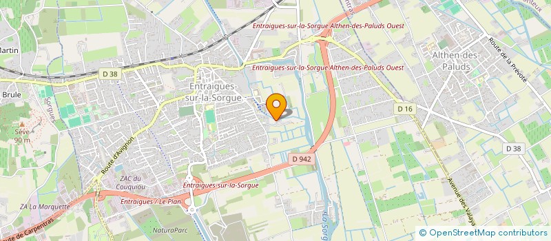 localisation de l'entreprise TAOSAN  ENTRAIGUES-SUR-LA-SORGUE