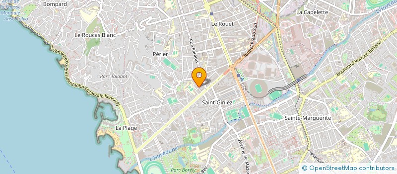 localisation de l'entreprise TAOTE à MARSEILLE 8EME